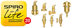 20 ��� �������� �� ��� ���� �������� ��������� Spirotech � ������� ������������ &le; 110 &deg; C